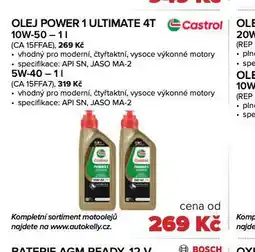 Auto Kelly Olej power 1 ultimate 4t 10w-50 nabídka