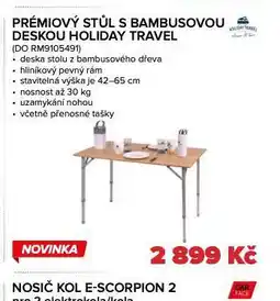 Auto Kelly Prémiový stůl s bambusovou deskou holiday travel nabídka
