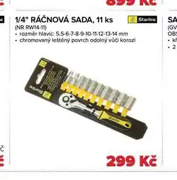 Auto Kelly 1/4 ráčnová sada nabídka