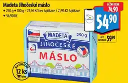 Albert Madeta jihočeské máslo nabídka