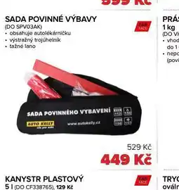 Auto Kelly Sada povinné výbavy nabídka