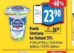 Albert Kunín smetana ke šlehání 31% nabídka