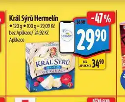 Albert Král sýrů hermelín nabídka