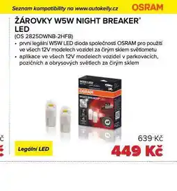 Auto Kelly Žárovky w5w nabídka