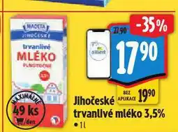 Albert Trvanlivé mléko 3,5% nabídka