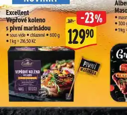 Albert Excellent vepřové koleno s pivní marinádou nabídka