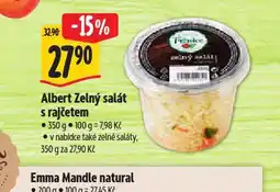 Albert Zelný salát s rajčetem nabídka