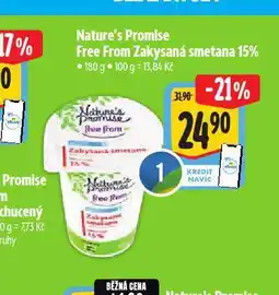 Albert Free from zakysaná smetana 15% nabídka