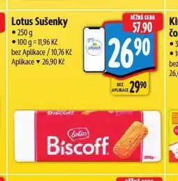 Albert Lotus sušenky nabídka