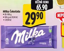 Albert Milka čokoláda nabídka