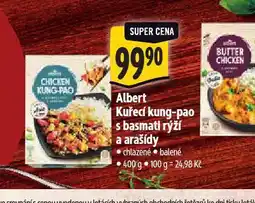 Albert Kuřecí kung-pao s basmati rýží a arašídy nabídka