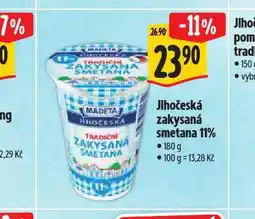Albert Jihočeská zakysaná smetana 11% nabídka