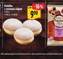 Albert Koliba s ovocnou náplní nabídka