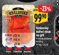 Albert Královský kuřecí steak na gril nabídka