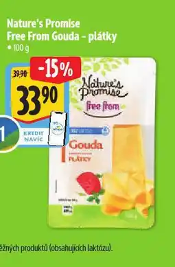 Albert Free from gouda - plátky nabídka