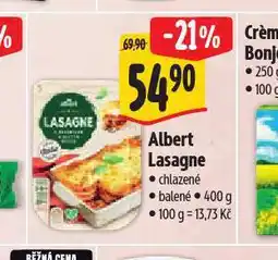 Albert Lasagne nabídka
