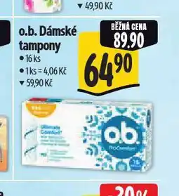 Albert O.b. tampony nabídka