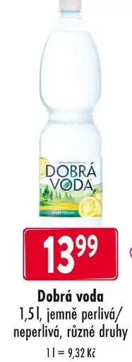 Qanto DOBRÁ VODA, jemně perlivá/ neperlivá nabídka