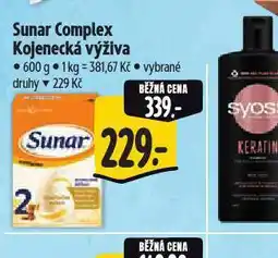 Albert Sunar complex kojenecká výživa nabídka