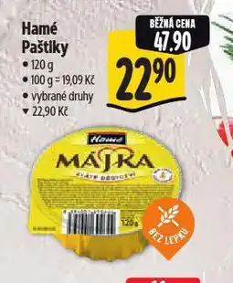 Albert Hamé paštika nabídka