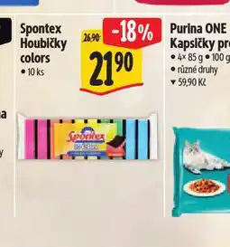 Albert Spontex houbičky color nabídka