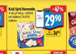 Albert Král sýrů hermelín nabídka