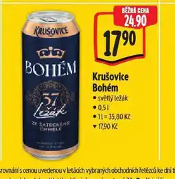 Albert Pivo krušovice bohém nabídka