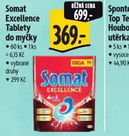 Albert Somat excellence tablety do myčky nabídka