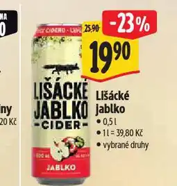 Albert Lišácké jablko nabídka