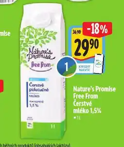 Albert Free from čerstvé mléko 1,5% nabídka