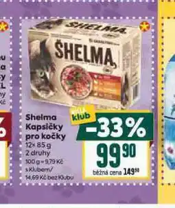 Billa Shelma kapsičky pro kočky nabídka