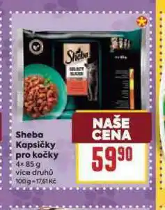 Billa Sheba kapsičky pro kočky nabídka