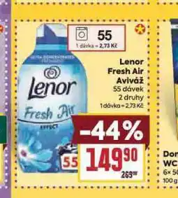 Billa Lenor fresh air aviváž nabídka