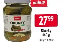 Qanto Nakup okurky nabídka
