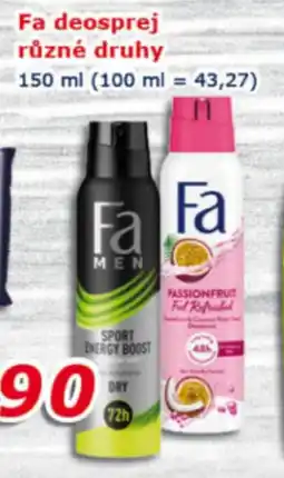 ESO MARKET Fa deosprej nabídka