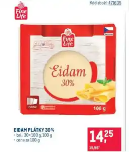Makro Eidam plátky 30% nabídka
