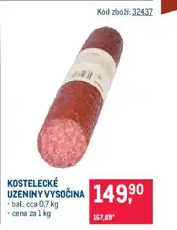 Makro Kostelecké uzeniny vysočina nabídka