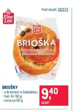 Makro Briošky nabídka