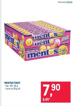 Makro Mentos Fruit nabídka