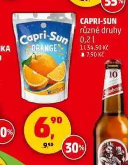 Penny Market CAPRI-SUN různé druhy, 0,2 l nabídka