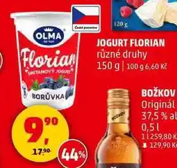 Penny Market JOGURT FLORIAN různé druhy, 150 g nabídka