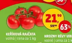 Penny Market KEŘÍKOVÁ RAJČATA volná, 1 kg nabídka