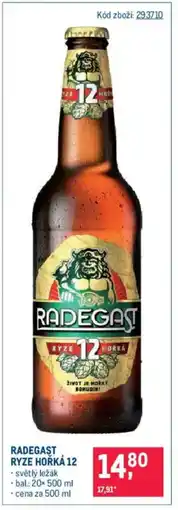 Makro Radegast Ryze horká 12 nabídka