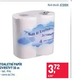 Makro Soft & Exclusive Toaletní papír 2vrstvý nabídka