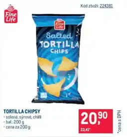 Makro Tortilla chipsy nabídka