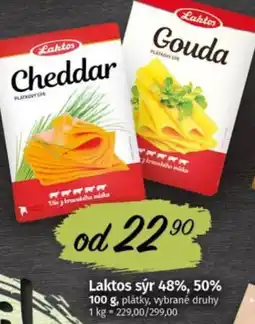 COOP TIP Laktos sýr 48%, 50% nabídka