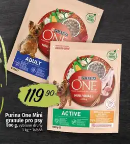 COOP TIP PURINA One Mini granule pro psy nabídka