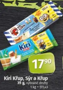 COOP TIP Kiri Křup, Sýr a Křup nabídka