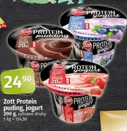 COOP TIP ZOTT Protein puding, jogurt nabídka