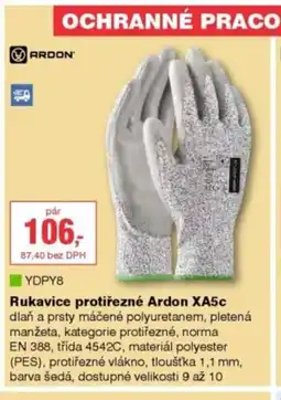 DEK Rukavice protiřezné Ardon XA5c nabídka